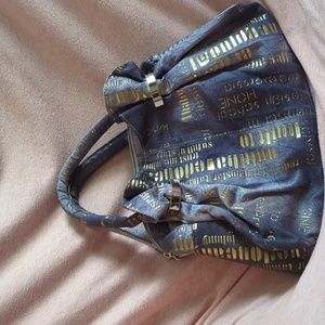 Blue and Gold Purse